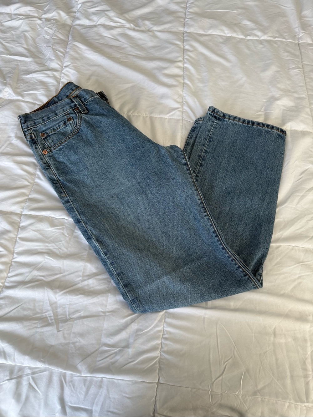 Levi's Men's Light Blue Straight Jeans